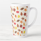 Tasse Latte Feuilles d'automne confortables (Droite)