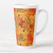 Tasse Latte Feuilles de l'érable d'automne (Droite)