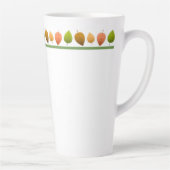 Tasse Latte Feuilles de Mug-Automne Latte (Droite)