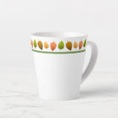 Tasse Latte Feuilles de Mug-Automne Latte (Angle droit)