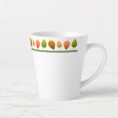 Tasse Latte Feuilles de Mug-Automne Latte (Droite)