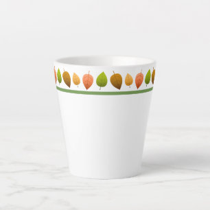 Tasse Latte Feuilles de Mug-Automne Latte