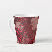 Tasse Latte Feuilles Dorées 1 (Angle gauche)