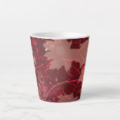 Tasse Latte Feuilles Dorées 1 (Devant)