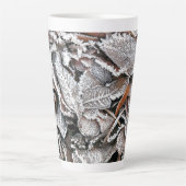 TASSE LATTE FEUILLES HIVER (Devant)