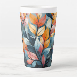 Tasse Latte Feuilles multicolores Thunder_Cove