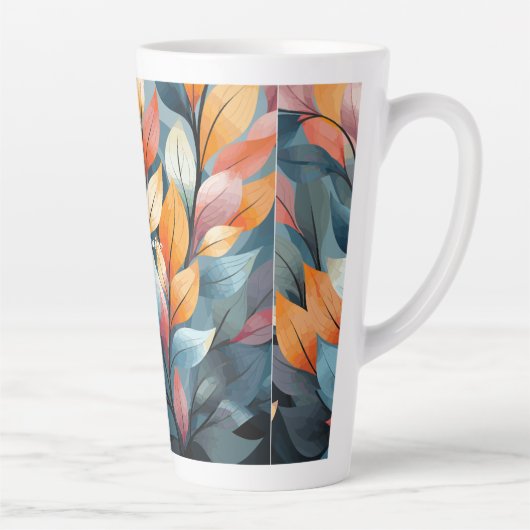 Tasse Latte Feuilles multicolores Thunder_Cove (Droite)