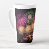 Tasse Latte feux d'artifice (Angle gauche)