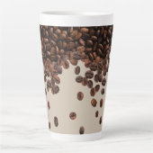 Tasse Latte Fèves de café (Devant)