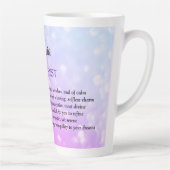 Tasse Latte Février Birthstone Amethyst conception (Droite)