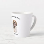 Tasse Latte Fier Beagle Maman Personnalisé Animaux de compagni (Angle droit)
