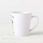 Tasse Latte Fier Beagle Maman Personnalisé Animaux de compagni (Droite)
