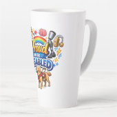 Tasse Latte Fier d'être handicapé – Conception graphique d'aut (Angle droit)