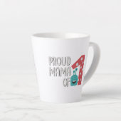 Tasse Latte Fier maman d'un (Angle droit)