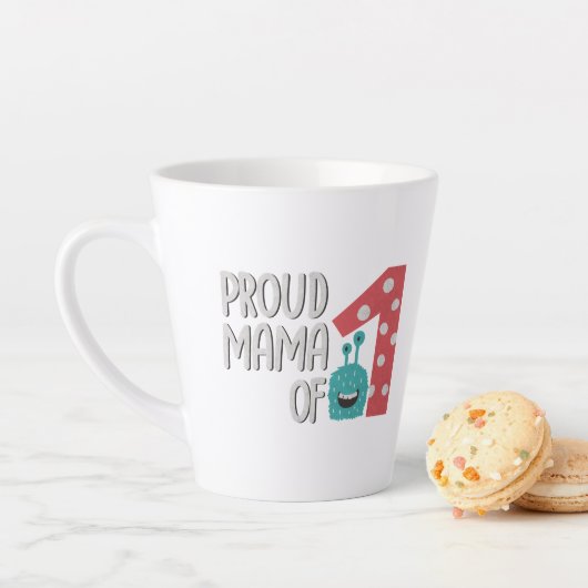 Tasse Latte Fier maman d'un (En situation)