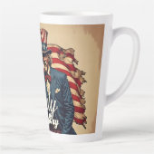 Tasse Latte Fière âme du 4 juillet (Droite)
