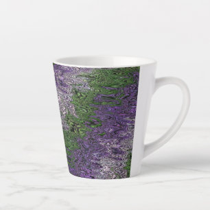 Tasse Latte Fière de la funky trippy genderqueer grunge