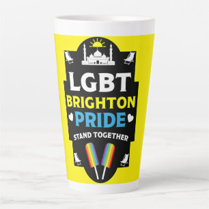 Tasse Latte Fierté de Brighton et de Hove