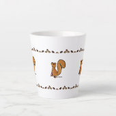 Tasse Latte figdewdrop Squirrel Acorn & Leaves Small Latte Cup (Devant)