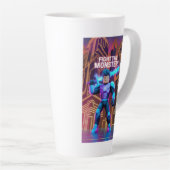 Tasse Latte Fight the monster (Angle droit)