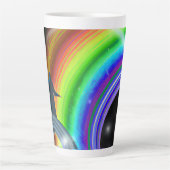 Tasse Latte Figure de mystère au Stargate interdimensionnel (Devant)