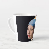 Tasse Latte Fille avec une perle oreille-Johannes Vermeer Smal (Angle gauche)