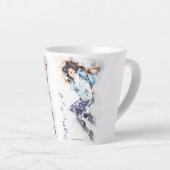 Tasse Latte Fille dansante 2 (Angle droit)