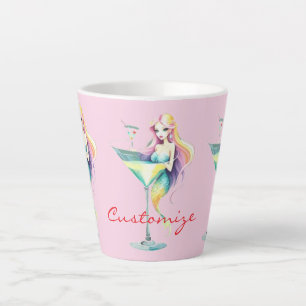 Tasse Latte Fille de la Sirène Martini Thunder_Cove