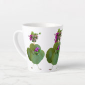 Tasse Latte Fille du jardin ! (Angle gauche)