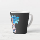 Tasse Latte Fille Inspirante Graphique (Angle droit)