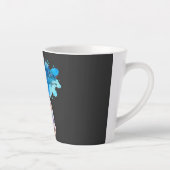 Tasse Latte Fille Inspirante Graphique (Droite)