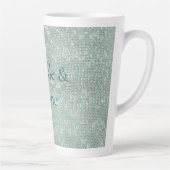 Tasse Latte Fille Mint Glitzy Sparkle (Droite)