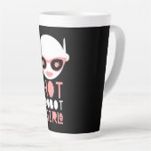 Tasse Latte Fille robot chaude (Angle droit)
