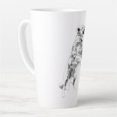 Tasse Latte Fin de la chasse d'automne (Angle gauche)