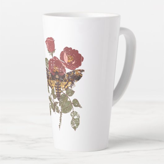 Tasse Latte find yourself and be that self motivation  (Angle droit)