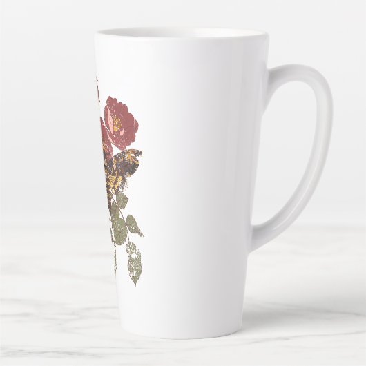 Tasse Latte find yourself and be that self motivation  (Droite)