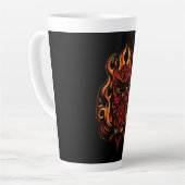 Tasse Latte Fire owl (Angle gauche)