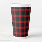 Tasse Latte flanelle de Noël (Devant)