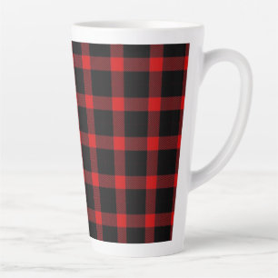 Tasse Latte flanelle de Noël