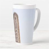 Tasse Latte Flatiron Building New York City (Angle droit)