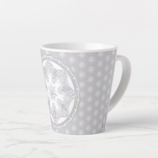 Tasse Latte Flèche blanche (Angle droit)