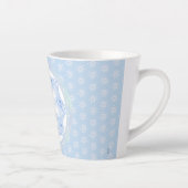 Tasse Latte Flèche de neige bleu glace (Droite)