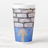 Tasse Latte Flèche jaune (Devant)