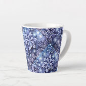 Tasse Latte Flèches bleues (Angle droit)