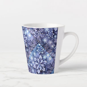 Tasse Latte Flèches bleues