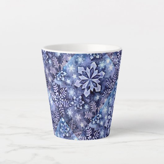 Tasse Latte Flèches bleues (Devant)