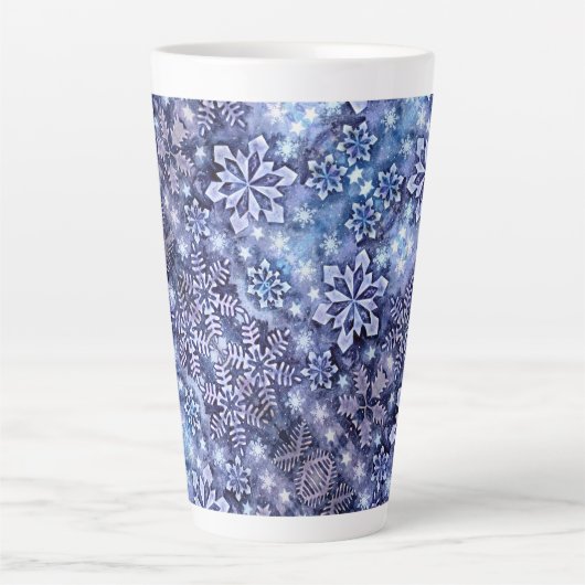 Tasse Latte Flèches bleues (Devant)
