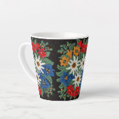 Tasse Latte Fleur alpine suisse Edelweiss (Angle gauche)