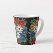 Tasse Latte Fleur alpine suisse Edelweiss (Angle droit)