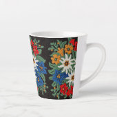 Tasse Latte Fleur alpine suisse Edelweiss (Droite)